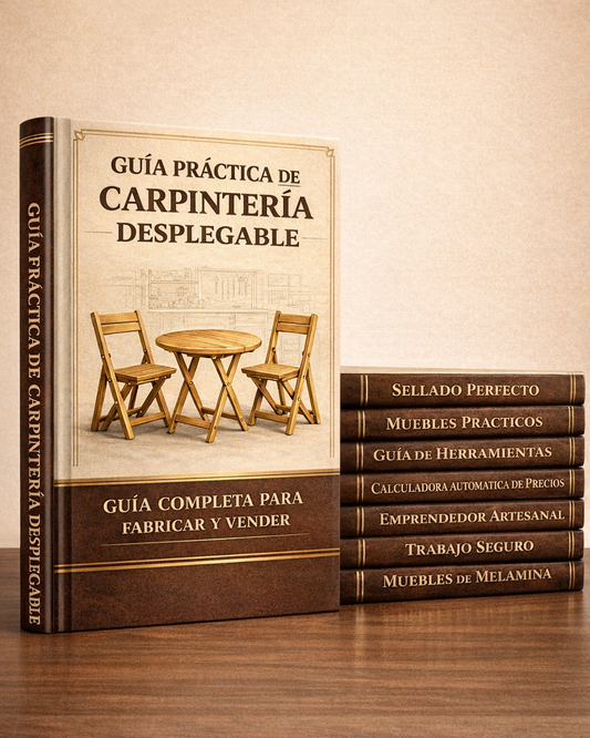 Guía Práctica de Carpintería Desplegable + 7 Bonos Exclusivos + Certificado